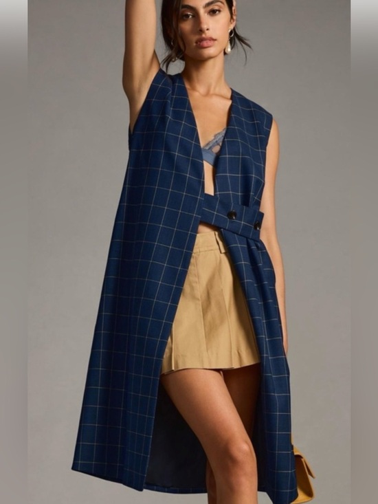 Anthropologie Jackets & Blazers - NWT Anthropologie Longline Menswear Vest One size
